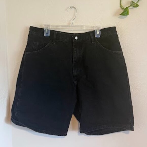 Wrangler Black Denim Cutoffs - Picture 1 of 4